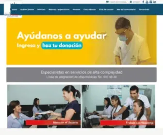 Clinicadelnorte.org(Fundación Clínica del Norte) Screenshot