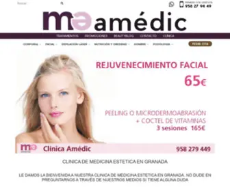 Clinicademedicinaestetica.es(Clinica de Medicina Estetica en Granada) Screenshot