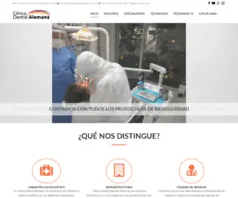 Clinicadentalalemana.com.pe(Clinica Dental Alemana) Screenshot