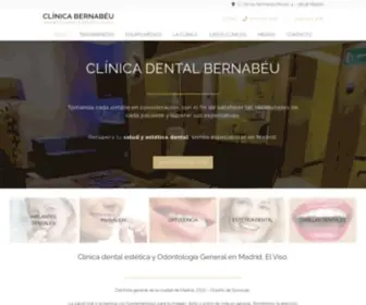 Clinicadentalbernabeu.es(Clínica dental en Madrid) Screenshot