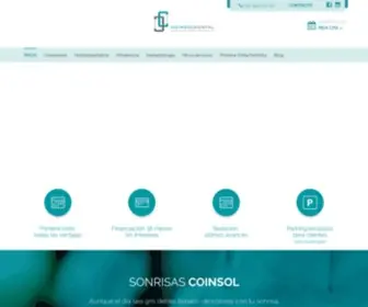 Clinicadentalcoinsol.com(Coinsol Dental) Screenshot