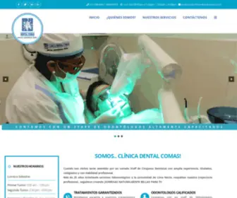 Clinicadentalcomas.com(Ortodoncista en Lima) Screenshot