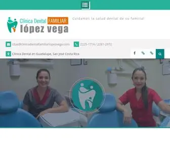 Clinicadentalfamiliarlopezvega.com(Cuidamos la salud dental de su familia) Screenshot