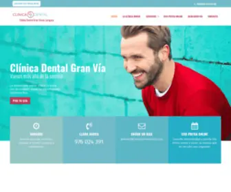 Clinicadentalgranvia.com(Clínica dental en Zaragoza) Screenshot