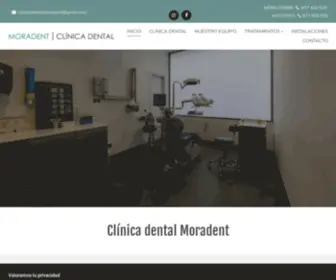 Clinicadentalmoradent.com(Clínica) Screenshot