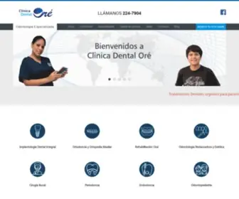 Clinicadentalore.com(Clínica Dental ORÉ) Screenshot