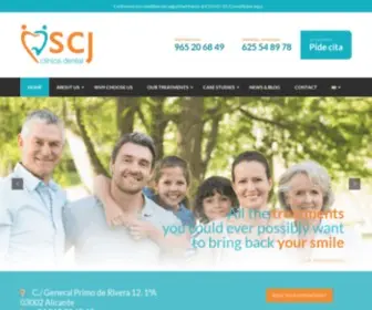 Clinicadentalscj.com(Clínica dental SCJ) Screenshot