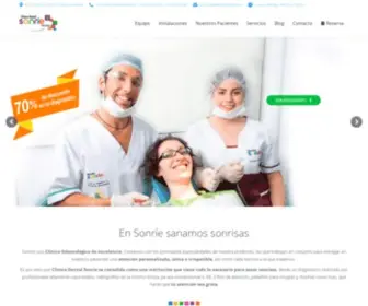 Clinicadentalsonrie.cl(CLÍNICA DENTAL SONRÍE) Screenshot