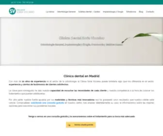 Clinicadentalsoriavizcaino.es(Clínica dental en Madrid Dra.Soria) Screenshot