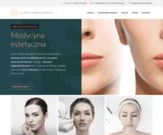 Clinicadermatologica.pl(✔ Dermatologia ✔ Medycyna Estetyczna ✔ Wenerologia ✔ Zabiegi Laserowe) Screenshot