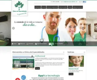 Clinicaespecialidades.com(Clinica de Especialidades) Screenshot