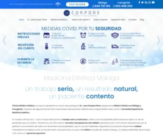 Clinicaesteticaincorpore.es(Clínica de Medicina Estética en Málaga) Screenshot