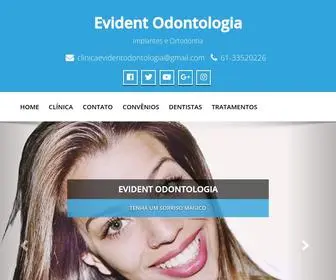 Clinicaevidentodontologia.com(Implantes e Ortodontia) Screenshot