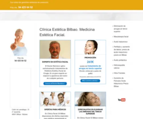 Clinicafacial10Bilbao.es(Clinica) Screenshot