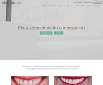 Clinicafaus.com(Clínica Faus) Screenshot