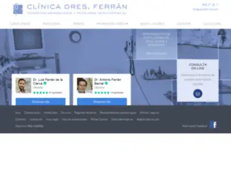 Clinicaferran.com(Clínica DRES. Ferrán) Screenshot