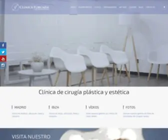 Clinicaforcada.com(Clínica de Cirugía Plástica y Estética) Screenshot