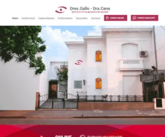 Clinicagallocena.com.ar(INSTITUTO OFTALMOLÓGICO DE ROSARIO) Screenshot