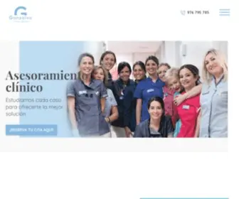 Clinicagonzalvo.es(Clínica dental en Zaragoza) Screenshot