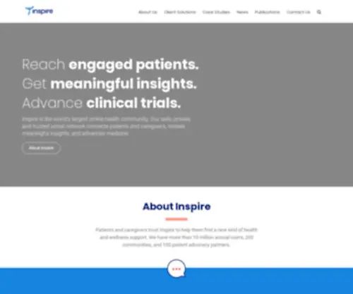 Clinicahealth.com(Inspire Corporate) Screenshot