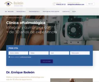 Clinicaiboleon.com(Clínica Oftalmológica Dr) Screenshot