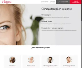 Clinicainboca.es(Clínica Dental Alicante) Screenshot