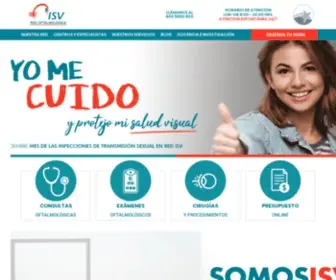 Clinicaisv.cl(Centro Oftalmológico en Chile) Screenshot