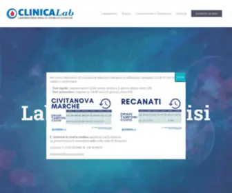 Clinicalab.it(Laboratorio di Analisi ClinicaLab) Screenshot