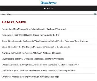 Clinicaladvisor.com(PA & NP Medical Guidance) Screenshot