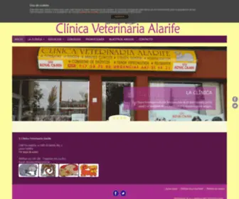 Clinicalarife.es(Clinica Veterinaria en Córdoba) Screenshot