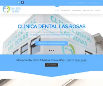 Clinicalasrosas.cl(Clínica Dental Las Rosas) Screenshot