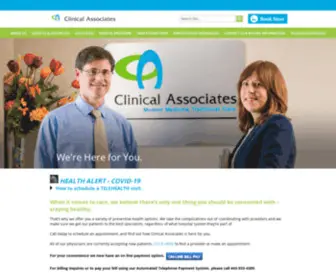 Clinicalassociatesmd.org(Clinical Associates) Screenshot