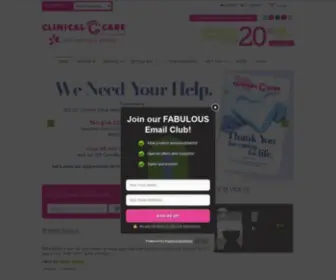Clinicalcareskinsolutions.com(Clinical Care Skin Solutions) Screenshot