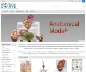 Clinicalcharts.com(Anatomy Posters and Anatomical Models at) Screenshot
