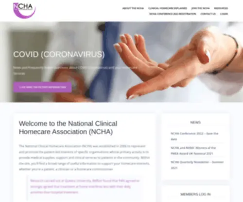 Clinicalhomecare.org(NCHA) Screenshot