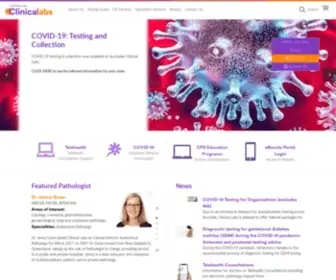 Clinicallabs.com.au(Australian Clinical Labs) Screenshot