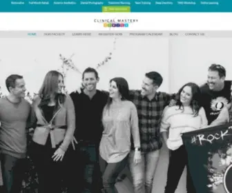 Clinicalmastery.com(Dental Continuing Education) Screenshot