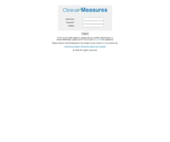 Clinicalmeasures.com(Clinical Measures) Screenshot