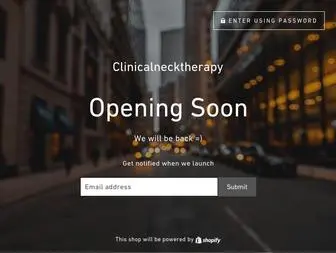 Clinicalnecktherapy.com(Clinicalnecktherapy) Screenshot