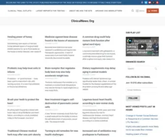 Clinicalnews.org(Clinical News) Screenshot