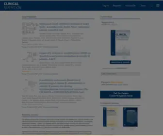 Clinicalnutritionjournal.com(Clinical Nutrition) Screenshot