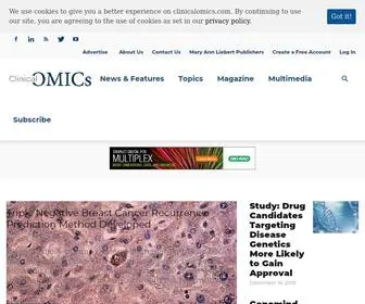 Clinicalomics.com(Clinical OMICs) Screenshot