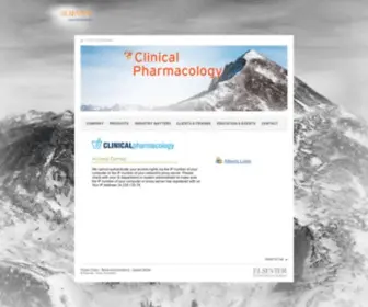 Clinicalpharmacology-IP.com(Clinical Pharmacology) Screenshot