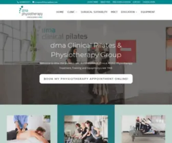 Clinicalpilates.com(DMA Clinical Pilates) Screenshot