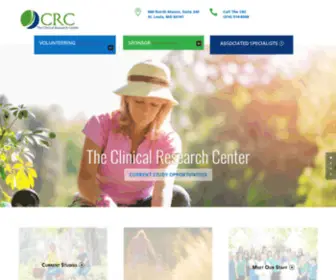 Clinicalresearchcenter.com(Clinical Medical Research Studies) Screenshot