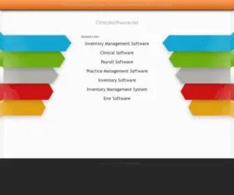 Clinicalsoftware.net(clinicalsoftware) Screenshot