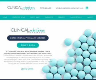 Clinicalsolutionspharmacy.com(ClinicalSolutions) Screenshot