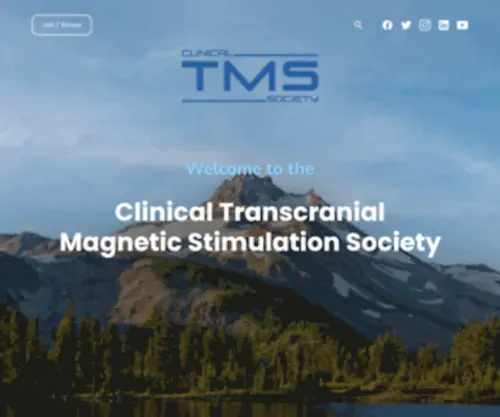 Clinicaltmssociety.org(Clinical TMS Society) Screenshot