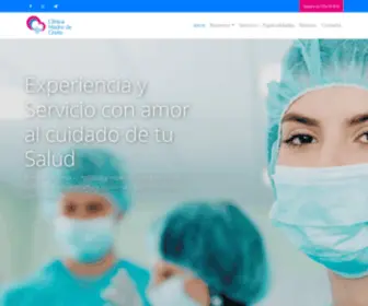 Clinicamadredecristo.pe(Clínica) Screenshot