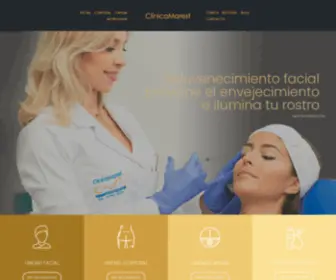 Clinicamarest.com(Clínica Marest) Screenshot